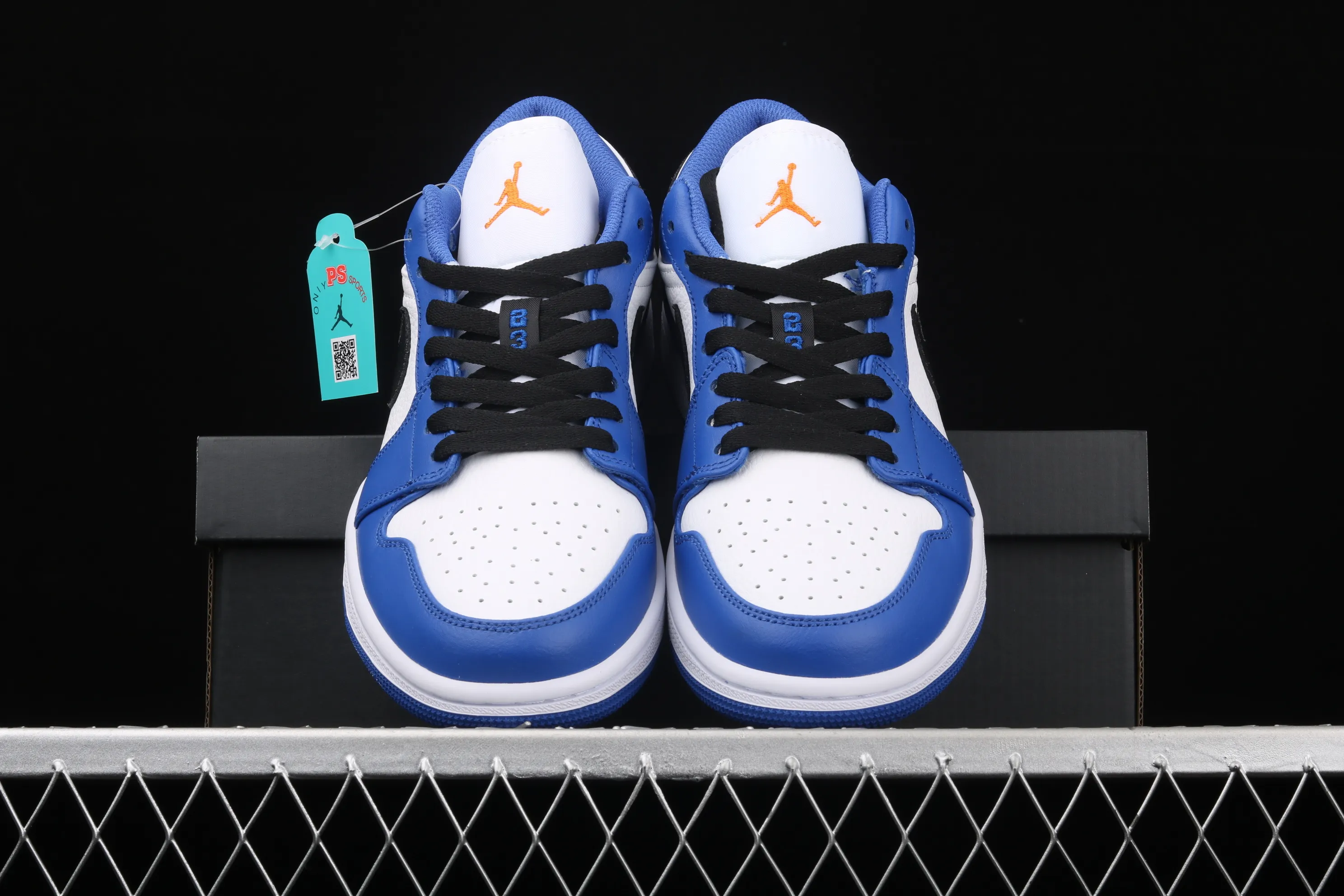 All categories Air Jordan Jordan series basketball shoes Air Jordan 1 Low new version Air Jordan 1 Low AJ1 Joe 1 white and blue top layer low-top cultural and leisure sports sneakers 553558-401
